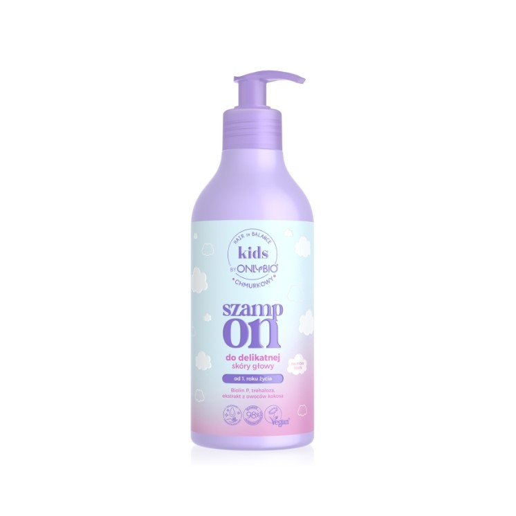 ONLYBIO Hair in Balance Kids Cloud Shampoo voor de gevoelige hoofdhuid 400 ml