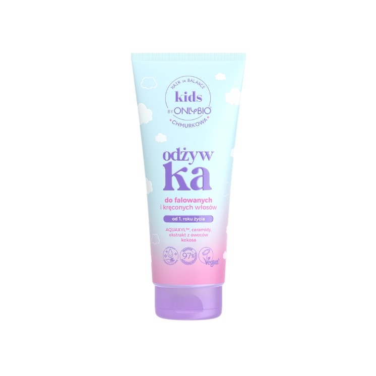 Kids кондиціонер-хмара ONLYBIO Hair in Balance для хвилястого та кучерявого волосся 200 мл