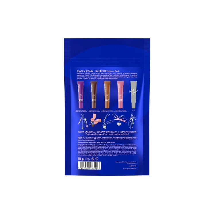 Stars from the Stars x E.Wedel BlindKiss Mystery Pack Lip Gloss 10g + Keychain