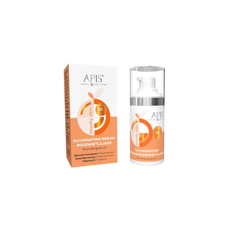 Сироватка для обличчя Apis Peachy Skin для освітлення шкіри 15 мл