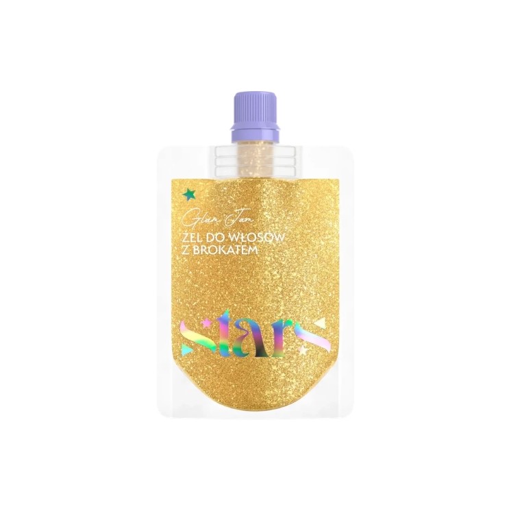 Гель для волосся Stars from the Stars Glam Jam Gold блискітками 50 мл