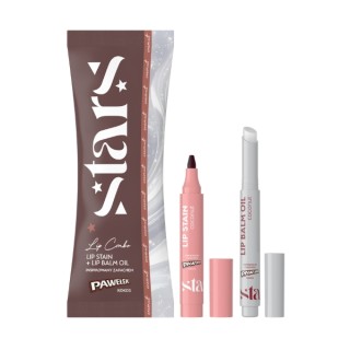 Coffret Lèvres Stars from the Stars x E.Wedel : Crayon à lèvres 2 g + Huile à lèvres 2,3 ml /01/ Pawełek kokos