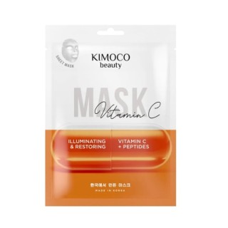 Kimoco Beauty Vitamin C Brightening Sheet Mask with Vitamin C 23 ml
