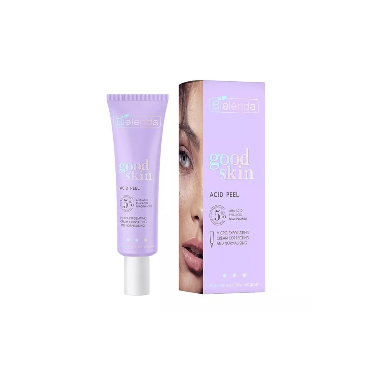 Bielenda GOOD SKIN КИСЛОТНИЙ ПІЛІНГ Мікровідлущувальний крем для обличчя 50 мл