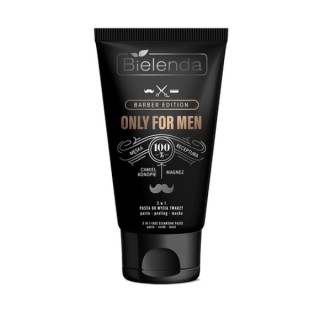 Bielenda ONLY FOR MEN 3-in-1 Gesichtsreinigungspaste - Peeling - Maske 150 g