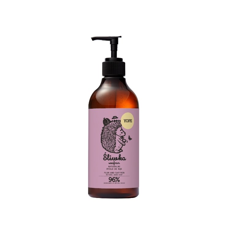 YOPE Natural Liquid Hand Soap Plum and Saffron 500 ml