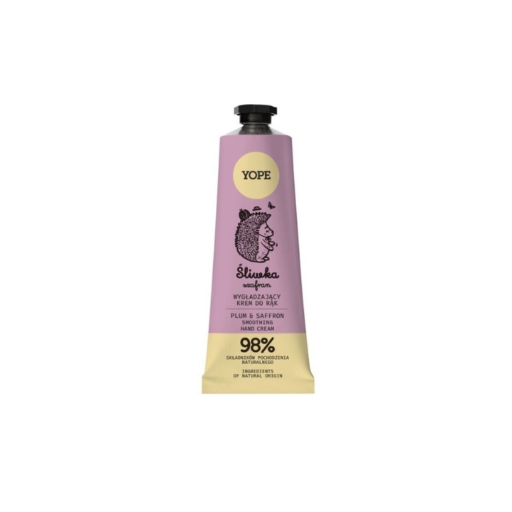 Crème mains YOPE naturelle à la prune et au safran 50 ml