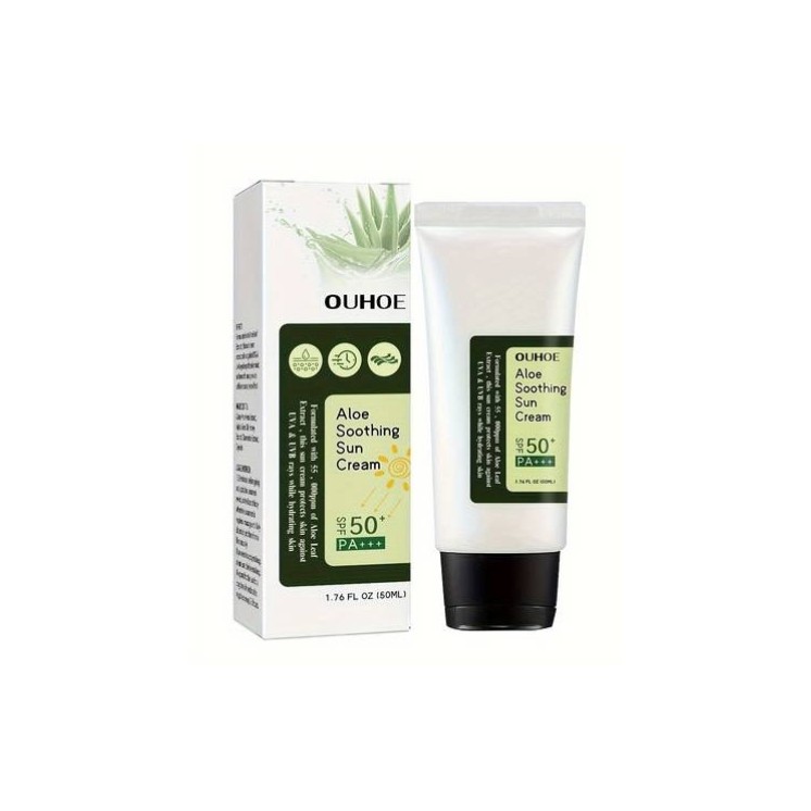 Заспокійливий крем для обличчя з алое SPF50 50 мл(17-07-2026)