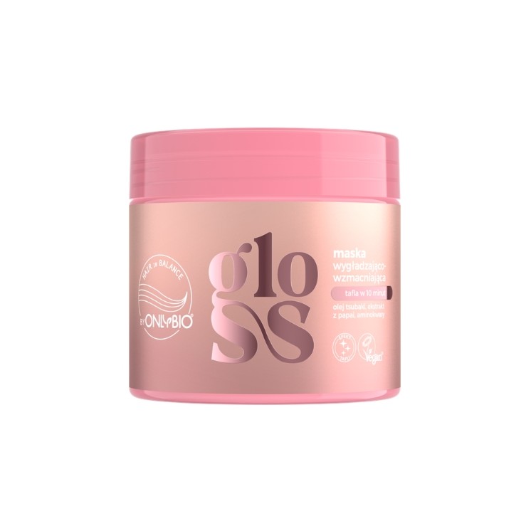 ONLYBIO Hair in Balance Gloss smoothing and strengthening hair mask 280 ml