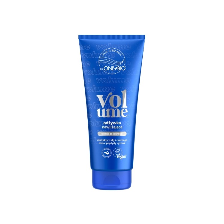 Après-shampoing hydratant volumisant ONLYBIO Hair in Balance pour cheveux légers 200 ml