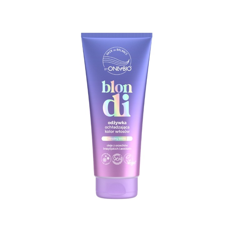 Кондиціонер для фарбованого волосся ONLYBIO Hair in Balance Blondi для охолодження 200 мл
