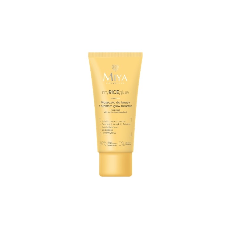 Маска для обличчя myRICEglue glow booster Miya Cosmetics 60 мл