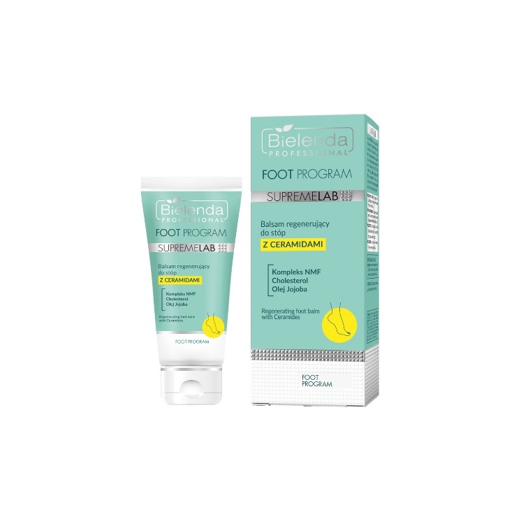 Bielenda Professional SUPREMELAB Fußregenerationsprogramm Fußbalsam mit Ceramiden 70 ml