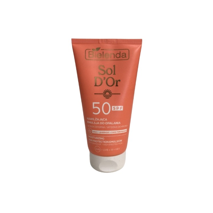 Bielenda Sol D'OR nawilżająca Emulsja do opalania SPF50 150 ml