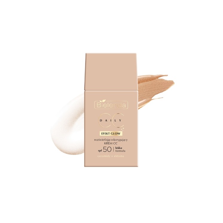 Bielenda Daily CC Hydraterende en Corrigerende Crème SPF50 met Glow Effect 40 ml