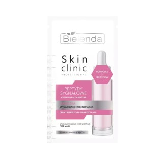 Professional пептидна стимулююча та регенеруюча маска для обличчя Bielenda Skin Clinic 8 г