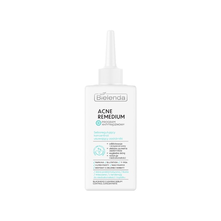 Bielenda Acne Remedium Себорегулюючий концентрат для видалення чорних цяток 130 мл