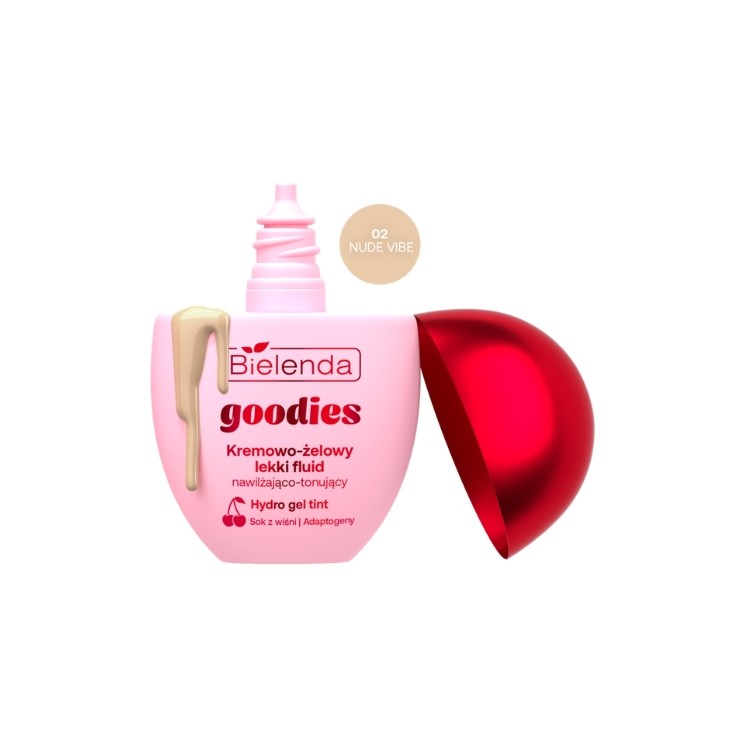 Легкий зволожувальний кремоподібний гель Bielenda Goodies /02/ Nude Vibe