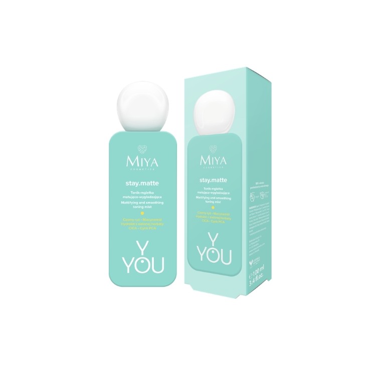 Miya Cosmetics stay.matte mattifying and smoothing facial mist 100 ml
