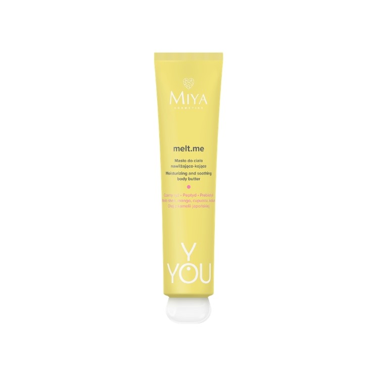 Зволожувальний та заспокійливий крем для тіла Miya Cosmetics Y.YOU melt.me з пребіотиками 175 мл