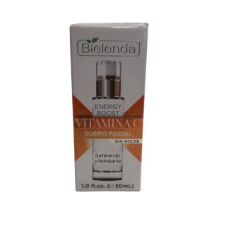 Sérum éclaircissant énergisant Bielenda Energy Boost à la vitamine C ultrastable 30 ml