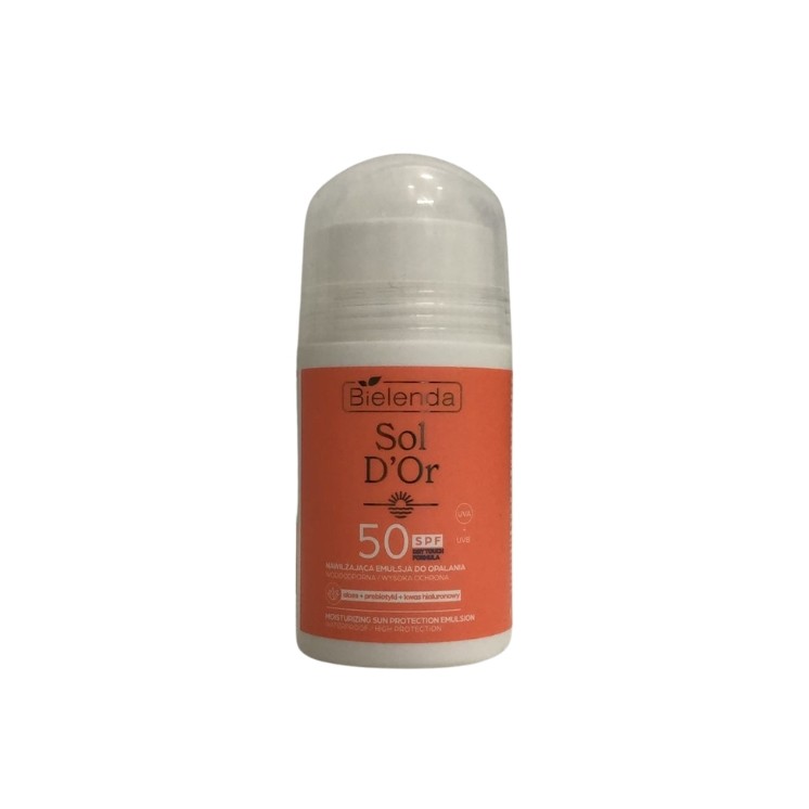 Bielenda Sol D'OR Hydraterende roll-on Zonnebrandcrème Emulsie SPF50 100 g