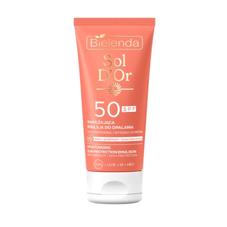 Bielenda Sol D'OR Feuchtigkeitsspendende Sonnenschutzlotion SPF50 150 ml