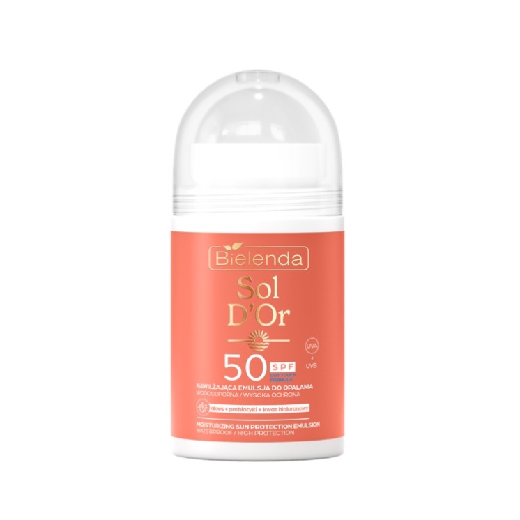 Bielenda Sol D'OR Hydraterende roll-on Zonnebrandcrème Emulsie SPF50 100 g
