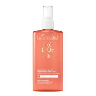 Прискорювач засмаги Bielenda Sol D'OR super Carotene для тіла та обличчя 150 мл