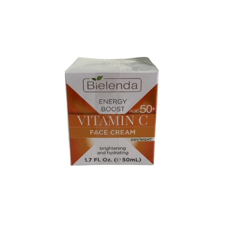 Освітлювальний крем для обличчя Bielenda Energy Boost 50+ 50 мл