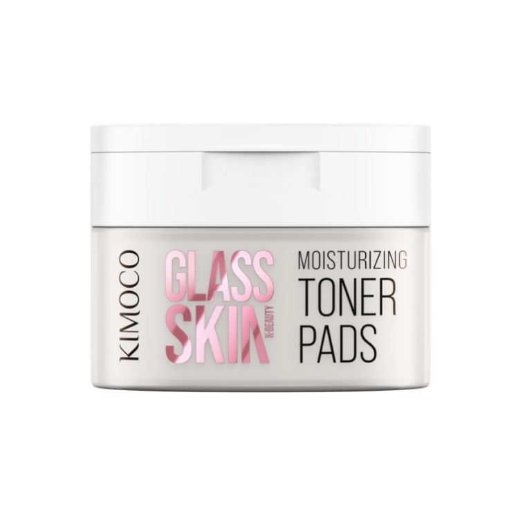 Зволожувальні тонізуючі диски для обличчя Kimoco Glass Skin 60 шт.