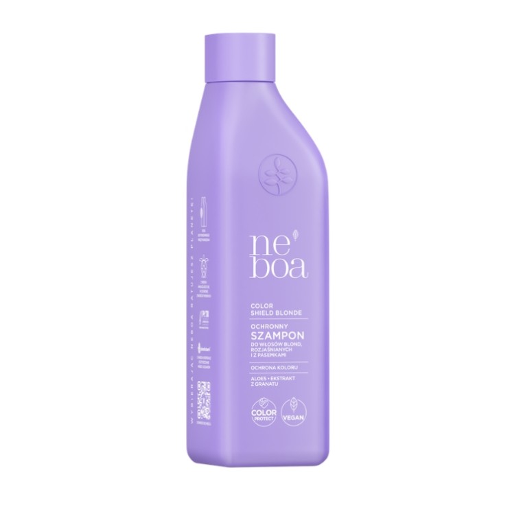 Shampoing protecteur Neboa Color Shield Blonde pour cheveux blond , décolorés et méchés 300 ml