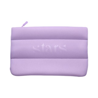 Stars from the Stars Puffy Purple Cosmetic Bag 1 piece