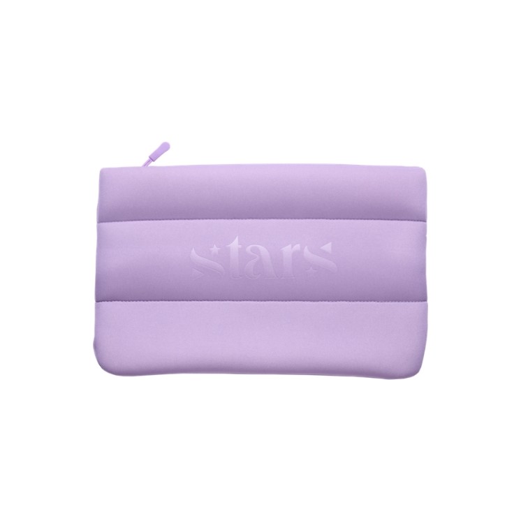 Stars from the Stars Puffy Purple Cosmetic Bag 1 piece