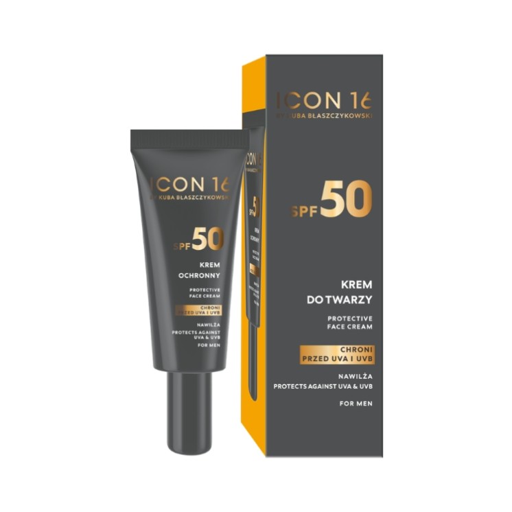 Icon16 by Kuba Błaszczykowski Schützende Gesichtscreme SPF50 50 ml