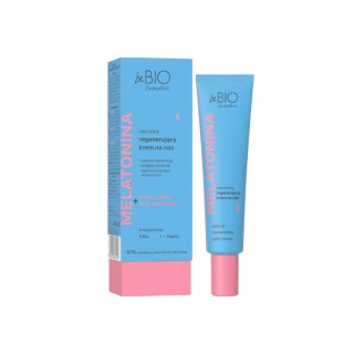 Нічний крем для обличчя BeBio Cosmetics з мелатоніном, натуральний, відновлювальний, 40 мл