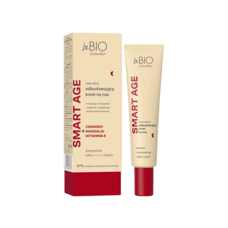BeBio Cosmetics Smart Age Crème de Nuit Régénérante Naturelle 40 ml