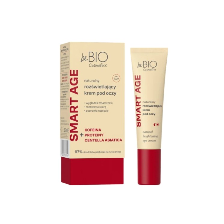 BeBio Cosmetics Smart Age Crème Yeux Illuminatrice Naturelle 15 ml