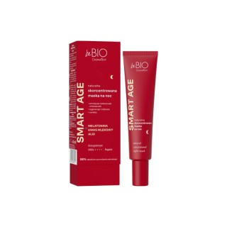 Натуральна концентрована нічна маска для обличчя BeBio Cosmetics Smart Age 40 мл