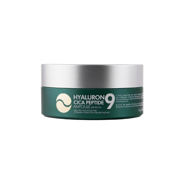 Medi-Peel Hyaluron Cica Peptide Ampoule Eye Patch beruhigende Augenpads mit Peptiden, 60 Stück