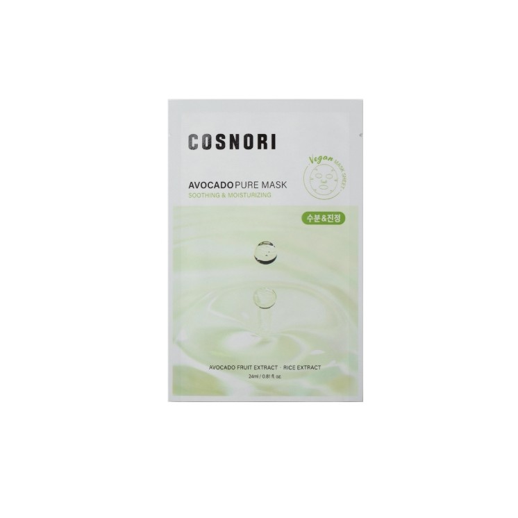 Cosnori Avocado Pure Mask Voedend Sheetmasker 24 ml