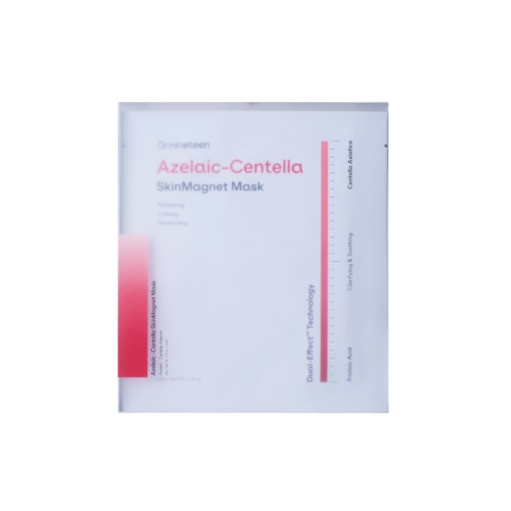 Dr.nineteen Azelaic-Centella Skin Magnet Mask Set of regenerating hydro gel masks 4x34g