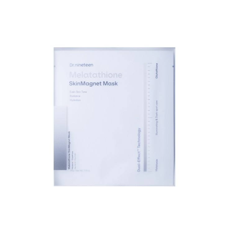 Набір освітлювальних hydro масок Dr.nineteen Melatathione Skin Magnet Mask 4x34 г