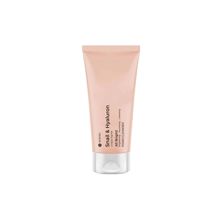 Jkosmec All Bright Reinigungsschaum Snail & Hyaluron regenerierender Gesichtsreinigungsschaum 180 ml