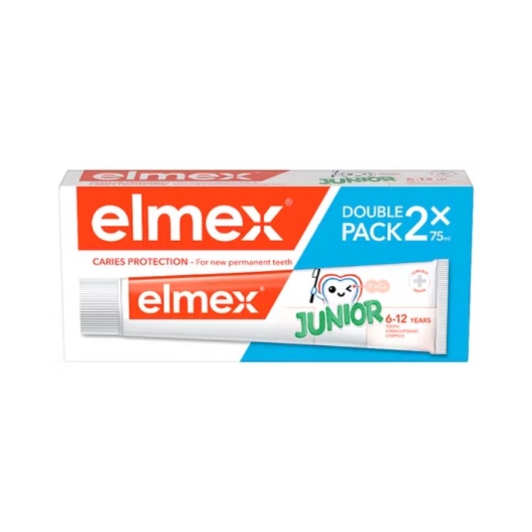 Зубна паста Elmex Junior для дітей 6-12 років 2x 75 мл