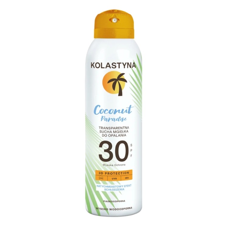 Сухий сонцезахисний спрей Kolastyna SPF30 150 мл