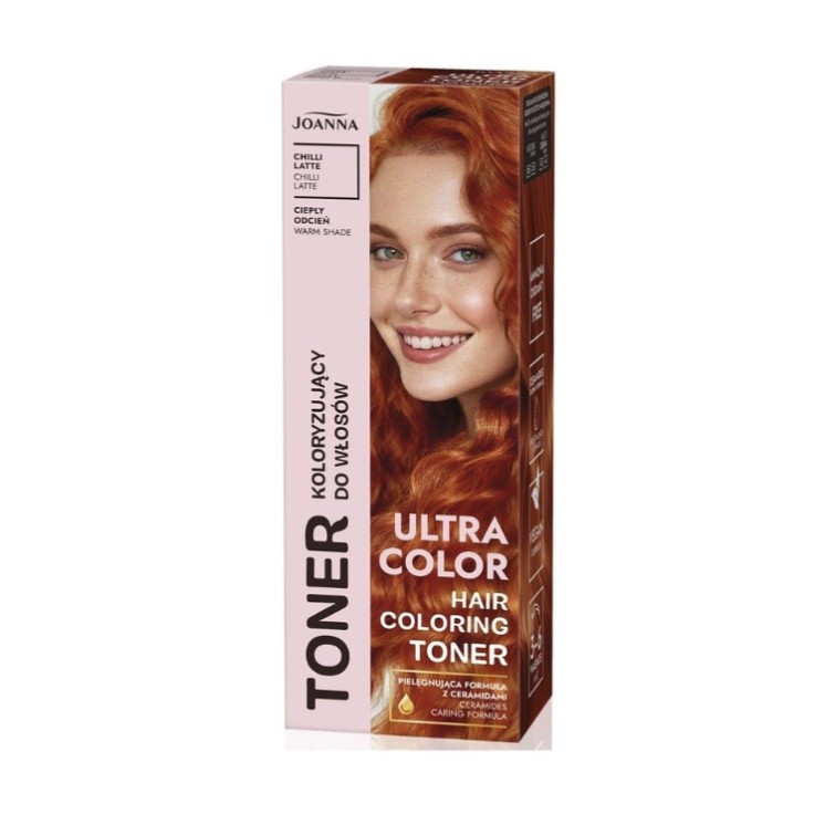 Lotion tonique capillaire Joanna Ultra Color Chilli latte 100 g