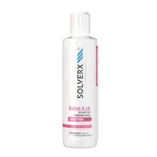 Émulsion Solverx pour Skin Sensitive , pour nettoyer et démaquiller le visage et les yeux 200 ml