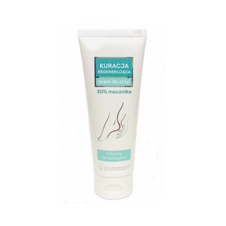 Crème régénérante pour les pieds Kosmed à 30 % d'urée 75 ml