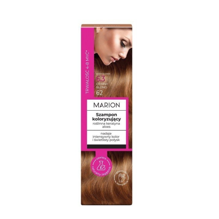 Shampoing colorant Marion 4 à 8 lavages /6.3/ Blond Blond 100 ml